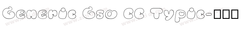 Generic G50 CC Typic字体转换